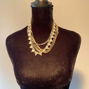 Stella and Dot multi-layered necklace